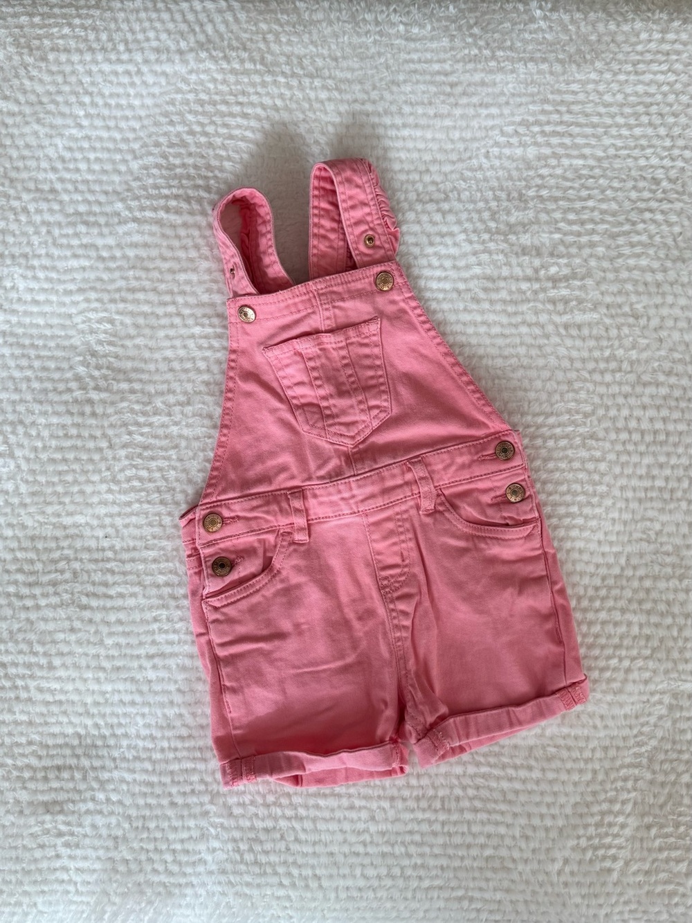 BCBG Pink Toddler Shortalls
